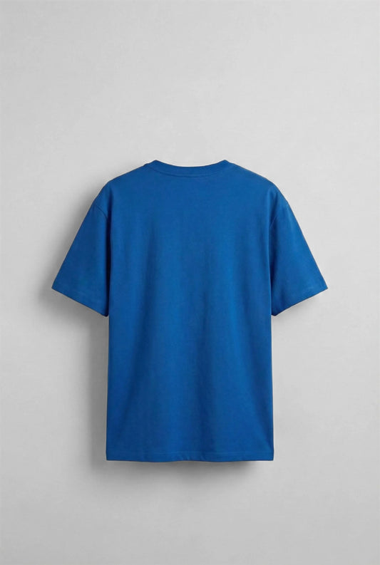 Men's Oversize Basic T-Shirt Blue