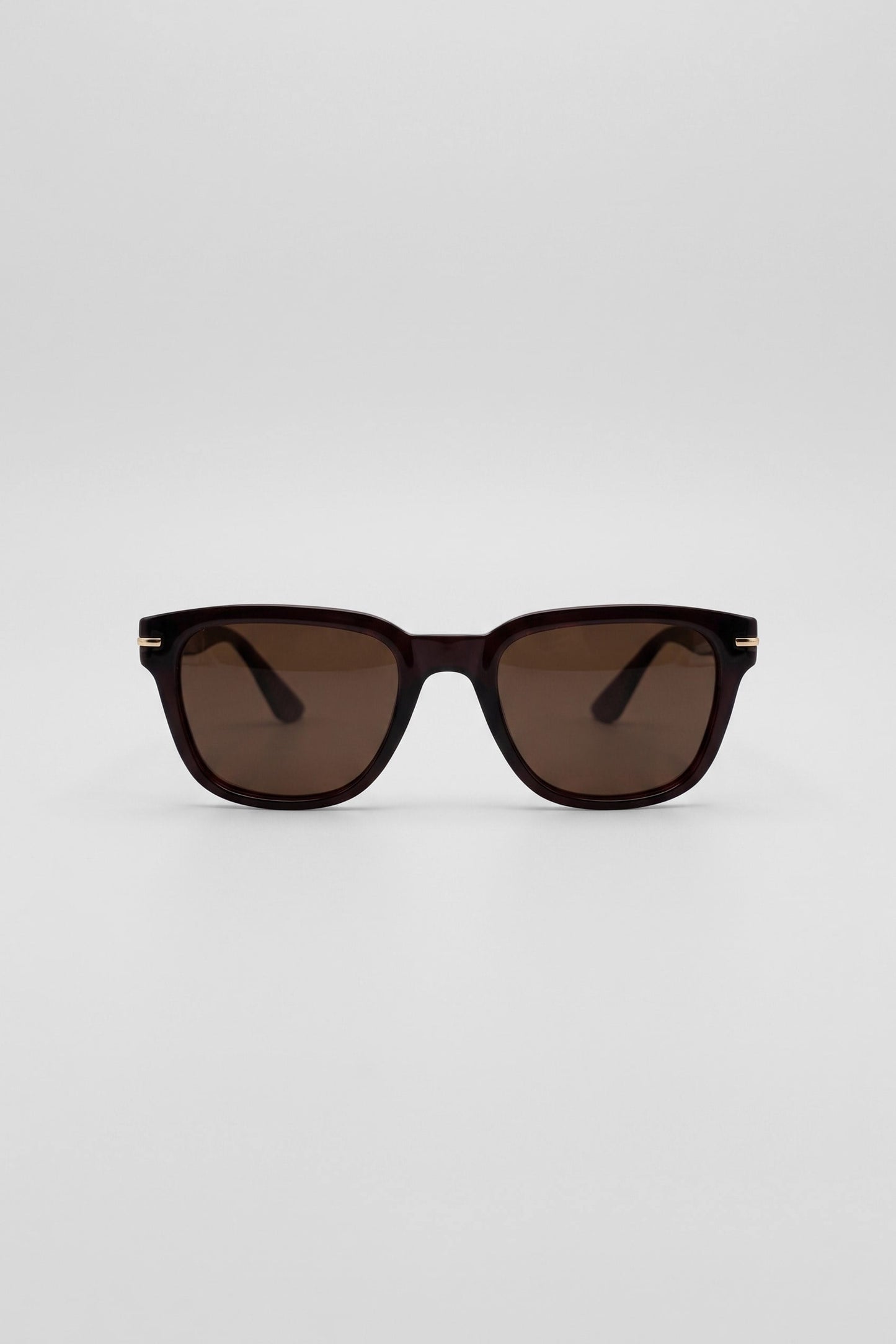 Men's Vortex Square Acetate Polarized Sunglasses Brown